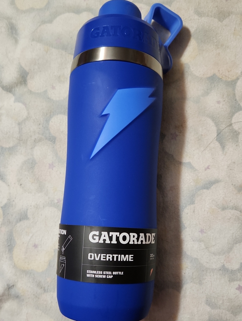 Gatorade Overtime Stainless Steel Bottle - Blue